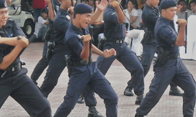 Military police baton t-type