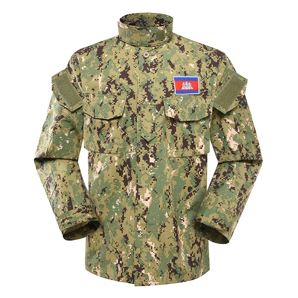 Military digital woodland camouflage uniform