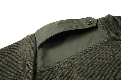 Military green pullover