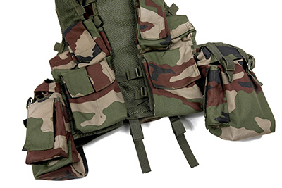 camouflage police tactical vest