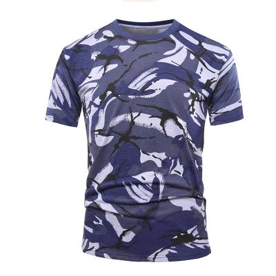 Military blue camo T shirt