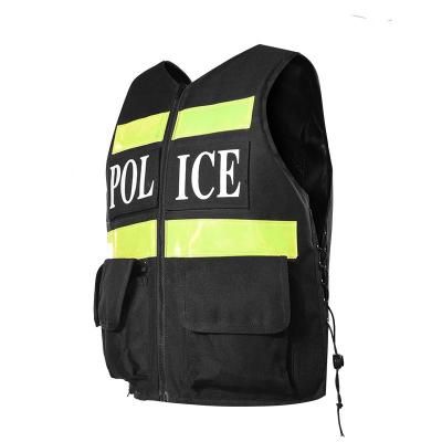 600D polyester réfléchissant de la police tactical vest