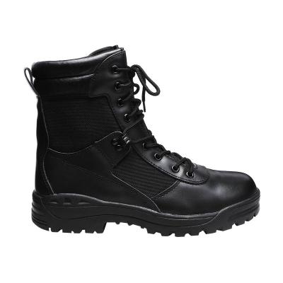 bottes oxford noires et en cuir semelle en caoutchouc bottes militaires bottes militaires pour hommes