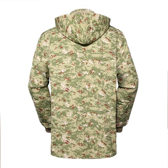 Camouflage military winter jacket