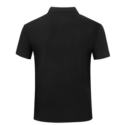 Chemise à manches courtes en coton noir militaire