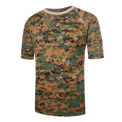 T-shirt à manches courtes camouflage jungle militaire