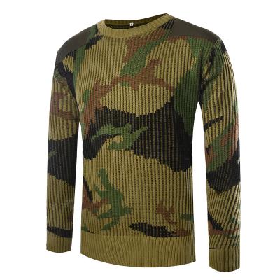 laine militaire O Camouflage de cou Pullor Homme Homme